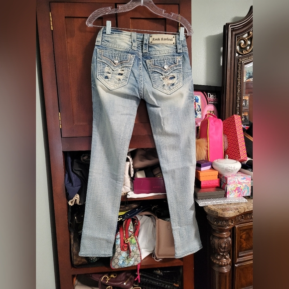 ROCK REVIVAL FAY SKINNY STRETCH JEAN 24 - Picture 7 of 16